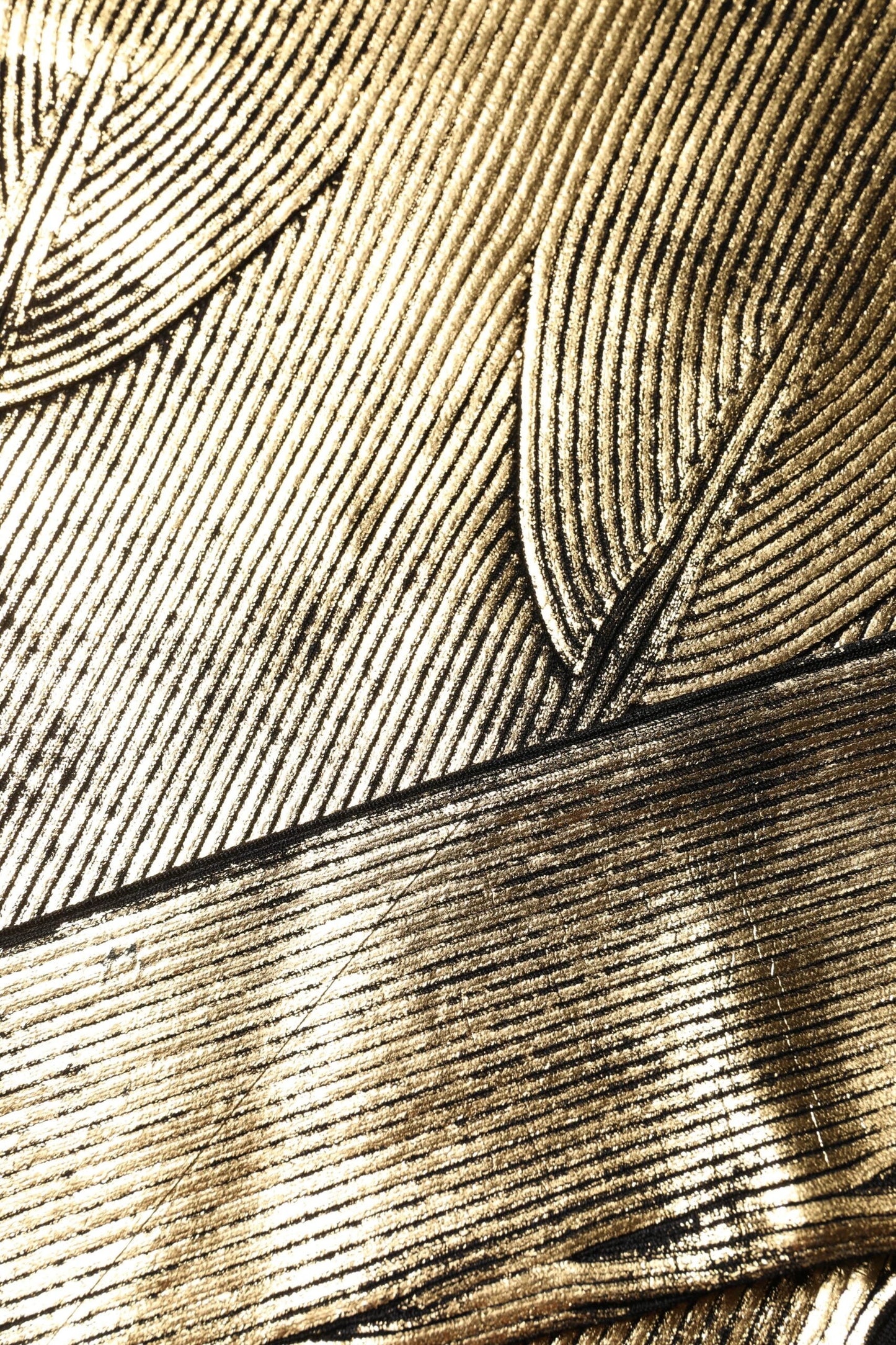 Dolce & Gabbana Gold Round Neck Long Sleeve Pullover Top by Dolce & Gabbana