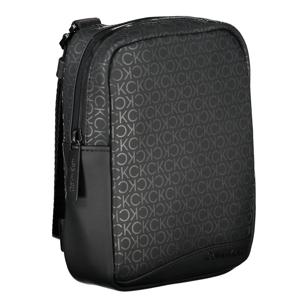 Calvin Klein Black Polyester Men Shoulder Bag by Calvin Klein