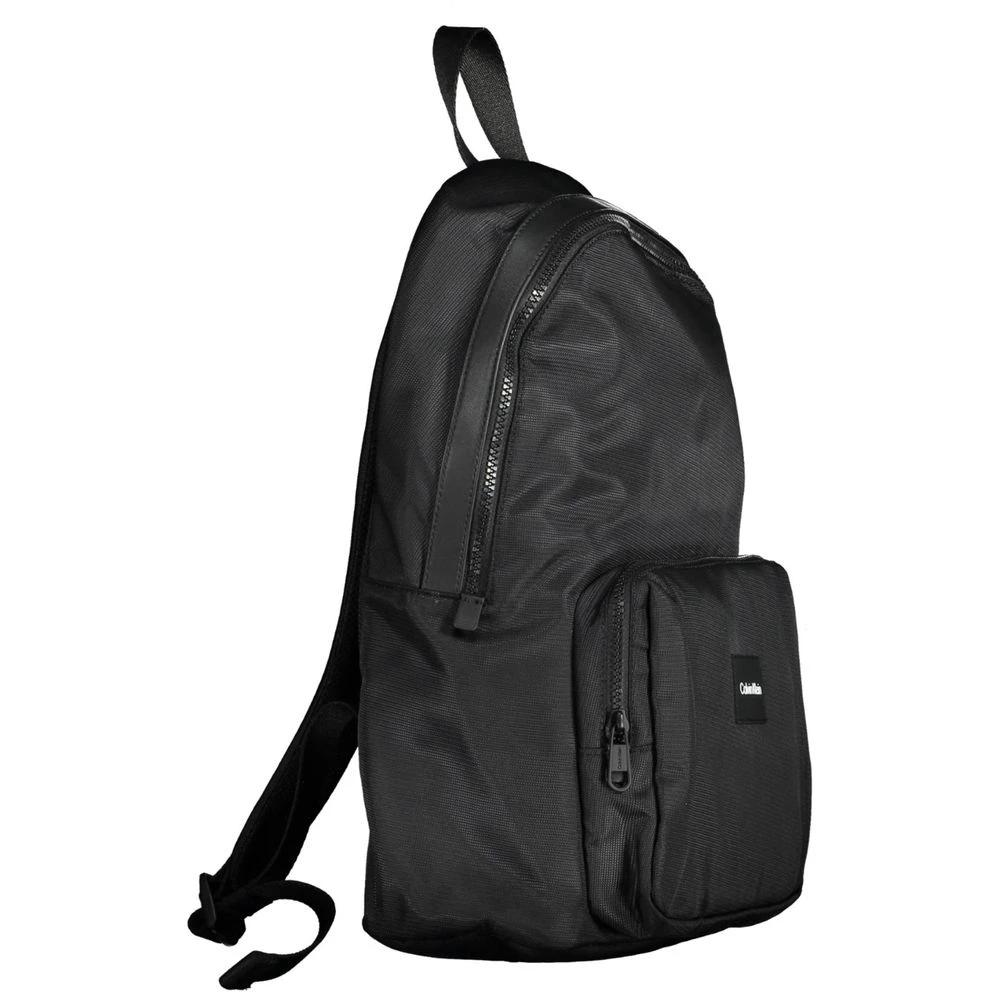 Calvin Klein Black Polyester Men's Backpack by Calvin Klein
