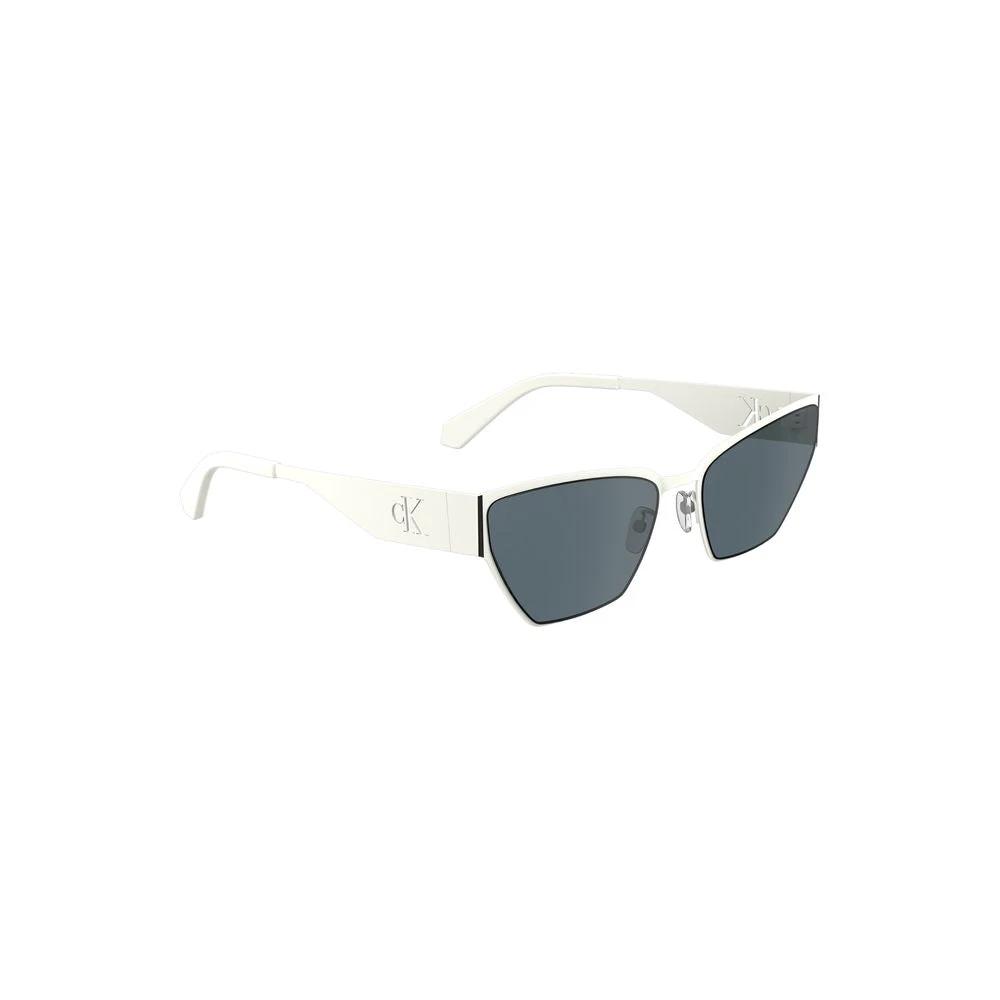 Calvin Klein White Metal Women Sunglasses by Calvin Klein