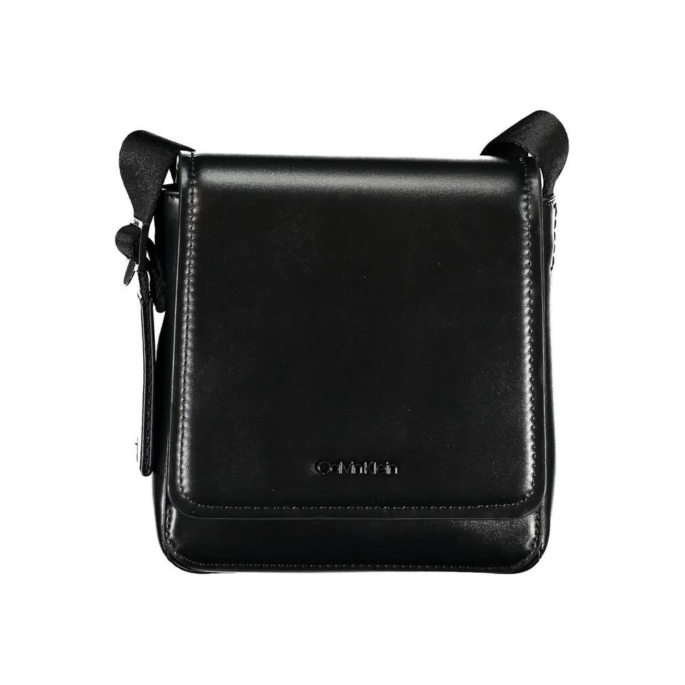 Calvin Klein Black Polyester Men Shoulder Bag by Calvin Klein