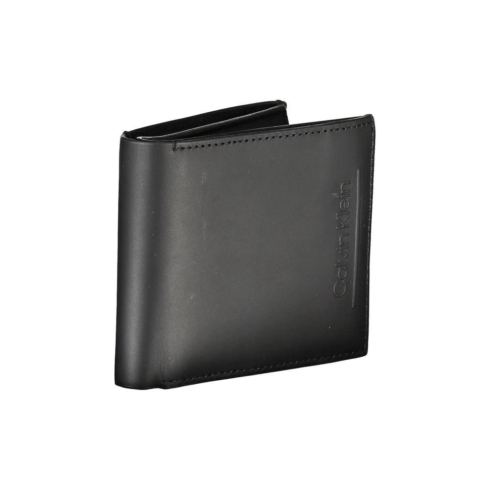 Calvin Klein Nero Leather Men Wallet by Calvin Klein
