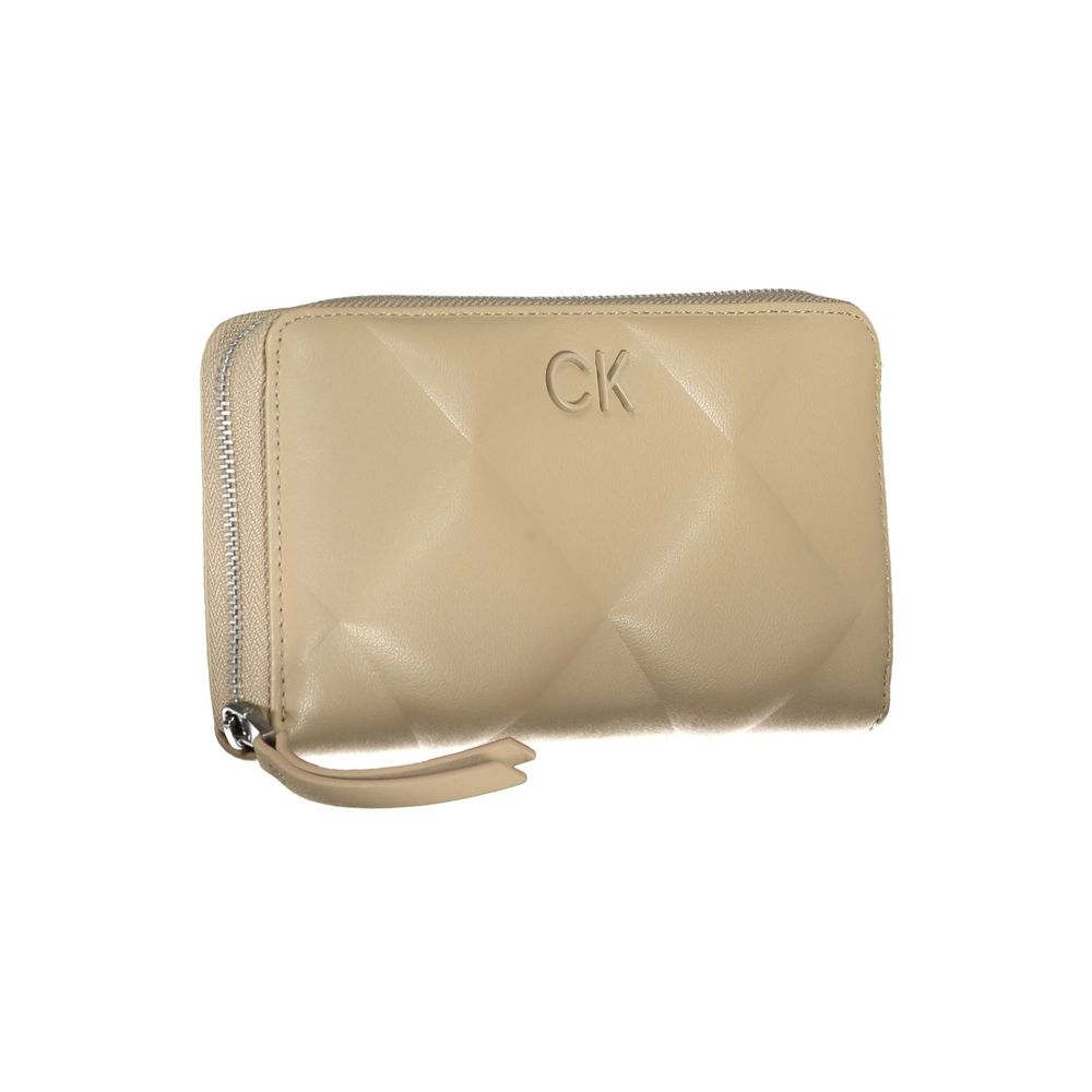 Calvin Klein Beige Polyester Women Wallet by Calvin Klein