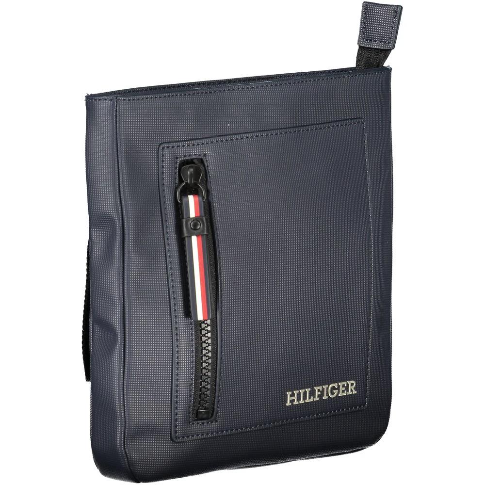 Tommy Hilfiger Navy Polyurethane Men's Shoulder Bag by Tommy Hilfiger