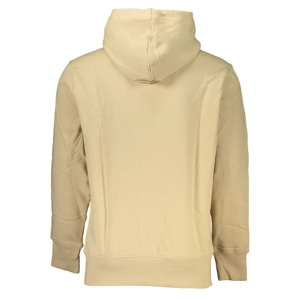 Sweat à capuche Calvin Klein homme en coton beige – CA-27215