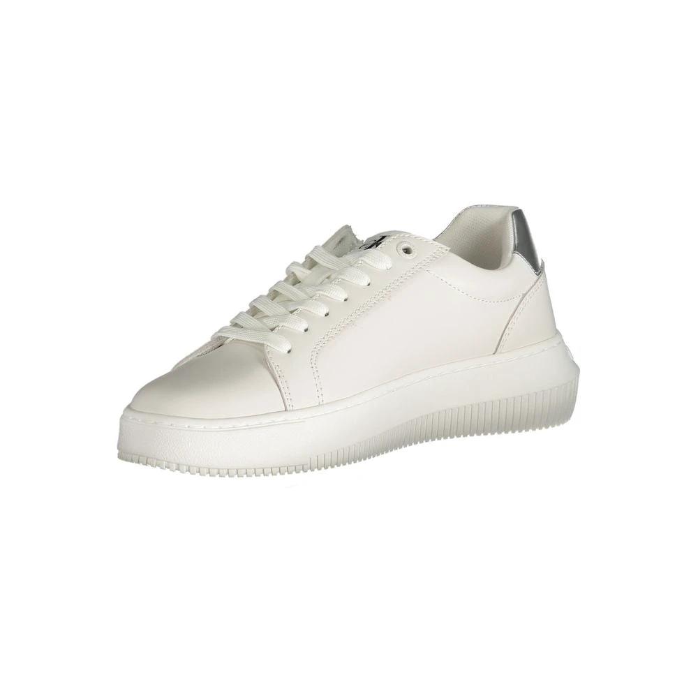 Calvin Klein Bianco Polyurethane Women Sneaker by Calvin Klein