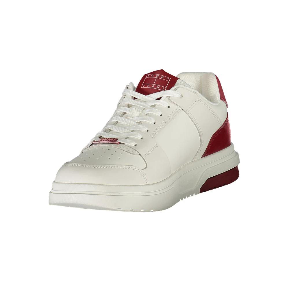 Tommy Hilfiger Red Polyurethane Men's Sneaker by Tommy Hilfiger