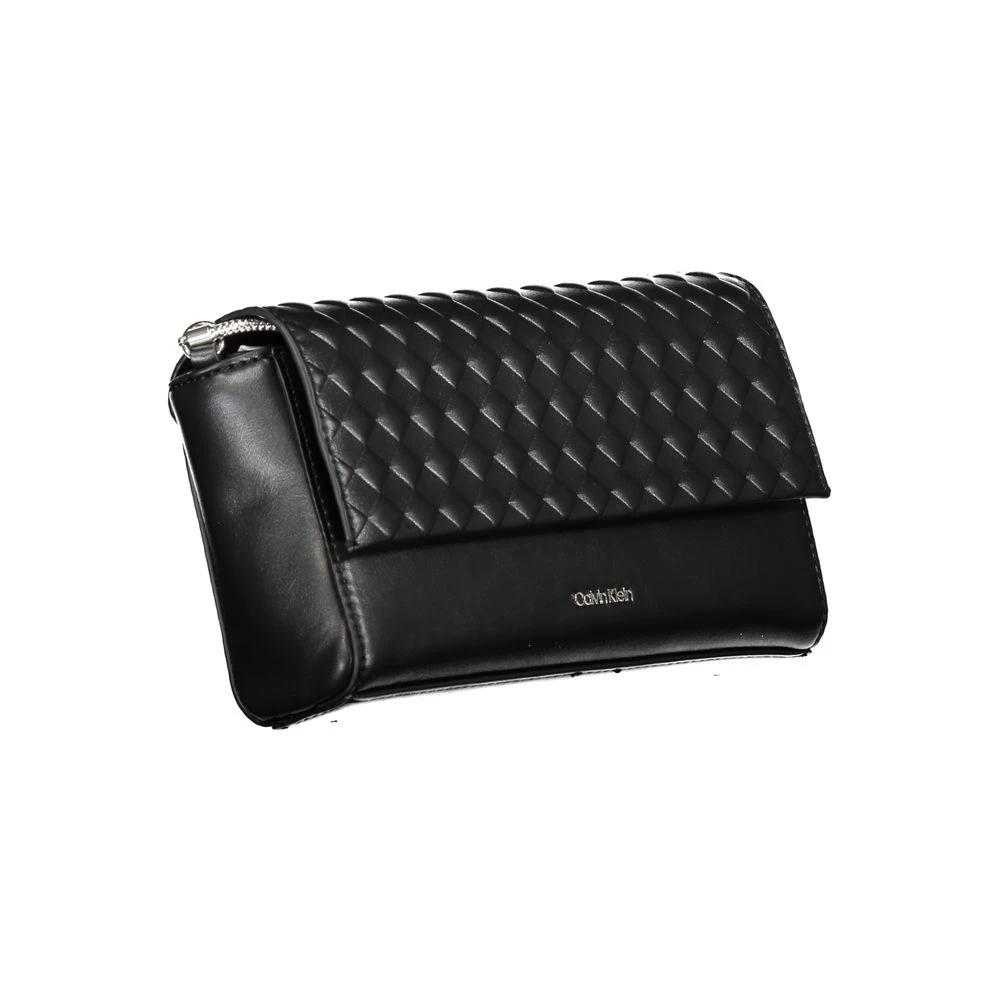 Calvin Klein "Black Polyester Women Shoulder Bag" by Calvin Klein