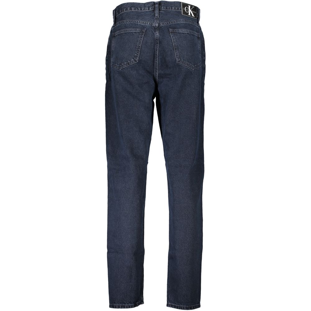 Mom jean Calvin Klein femme en coton bleu – CA-25248