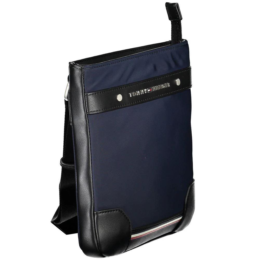 Tommy Hilfiger Blue Polyurethane Men's Shoulder Bag by Tommy Hilfiger