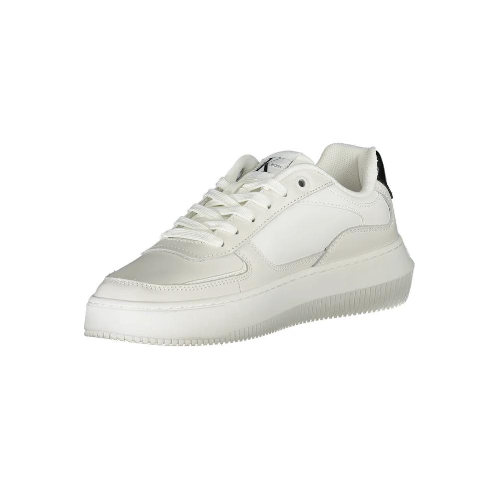 Calvin Klein White Leather Women Sneaker