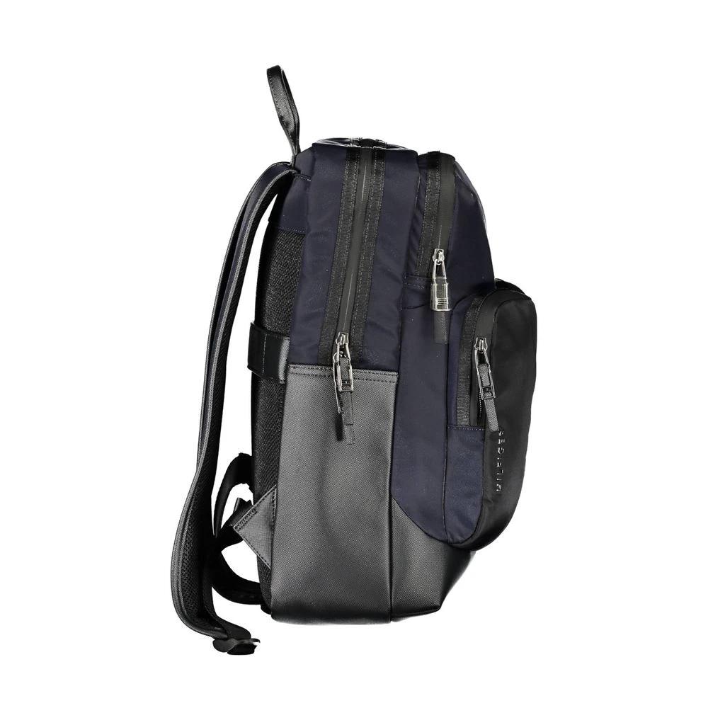 Tommy Hilfiger Blue Polyurethane Men's Backpack by Tommy Hilfiger