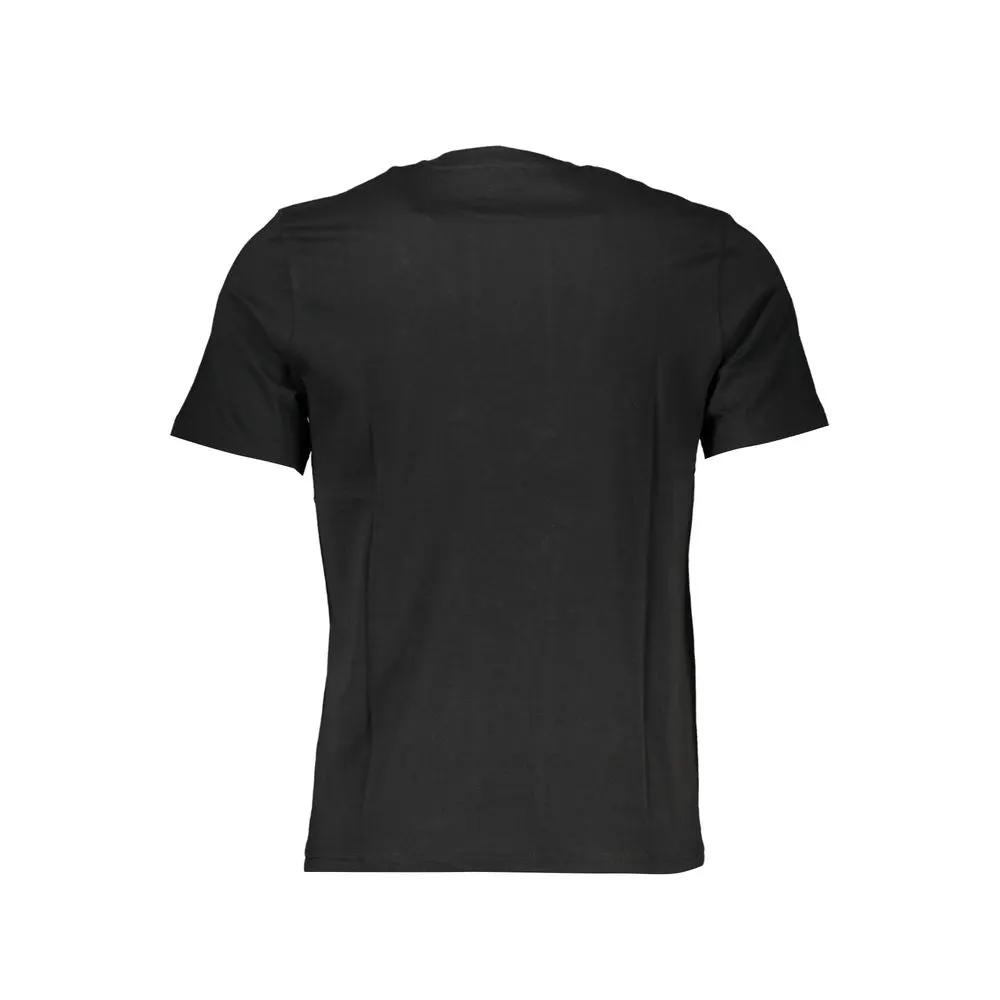 North Sails Black Cotton Men T-Shirt by North Sails