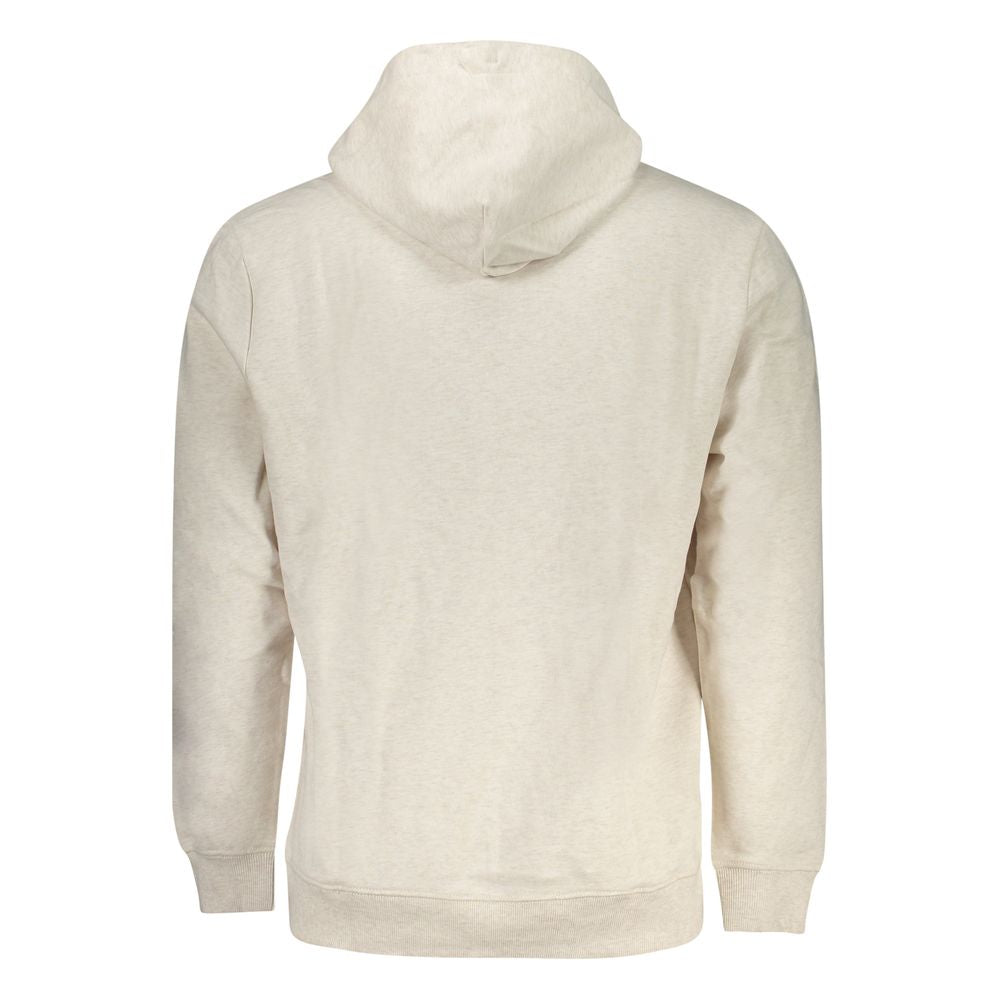 Sweat à capuche Tommy Hilfiger homme en coton beige – TO-38433