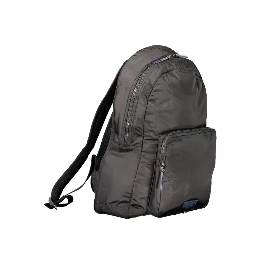 Tommy Hilfiger Black Nylon Backpack by Tommy Hilfiger