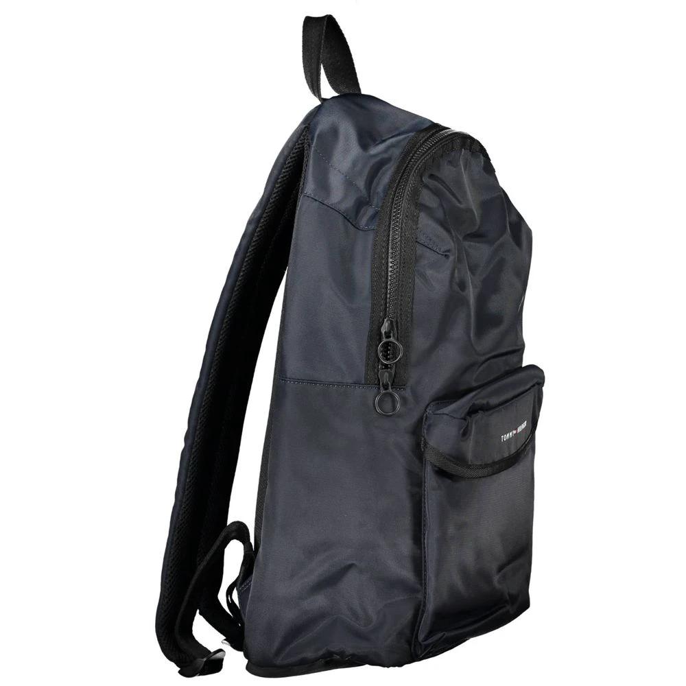 Tommy Hilfiger Blue Polyester Men Backpack by Tommy Hilfiger