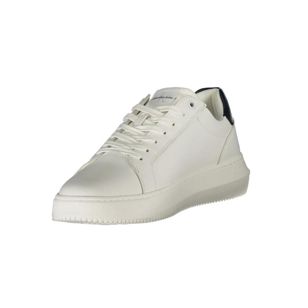 Calvin Klein Bianco Leather Men Sneaker by Calvin Klein