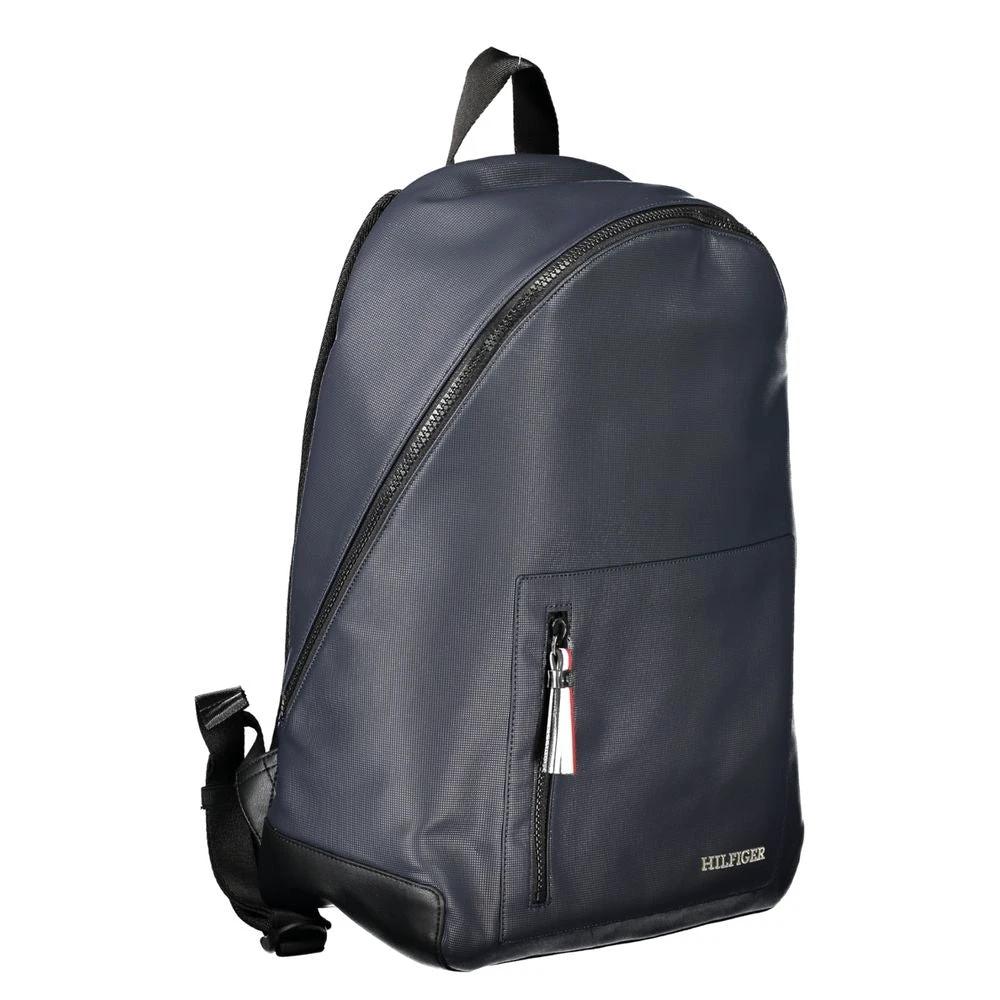Tommy Hilfiger Blu Polyurethane Men Backpack by Tommy Hilfiger