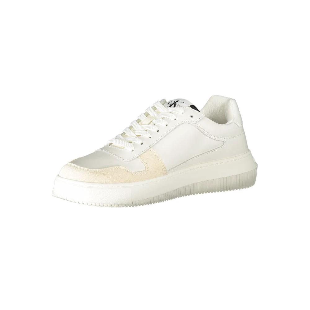 Calvin Klein Bianco Leather Men Sneaker by Calvin Klein