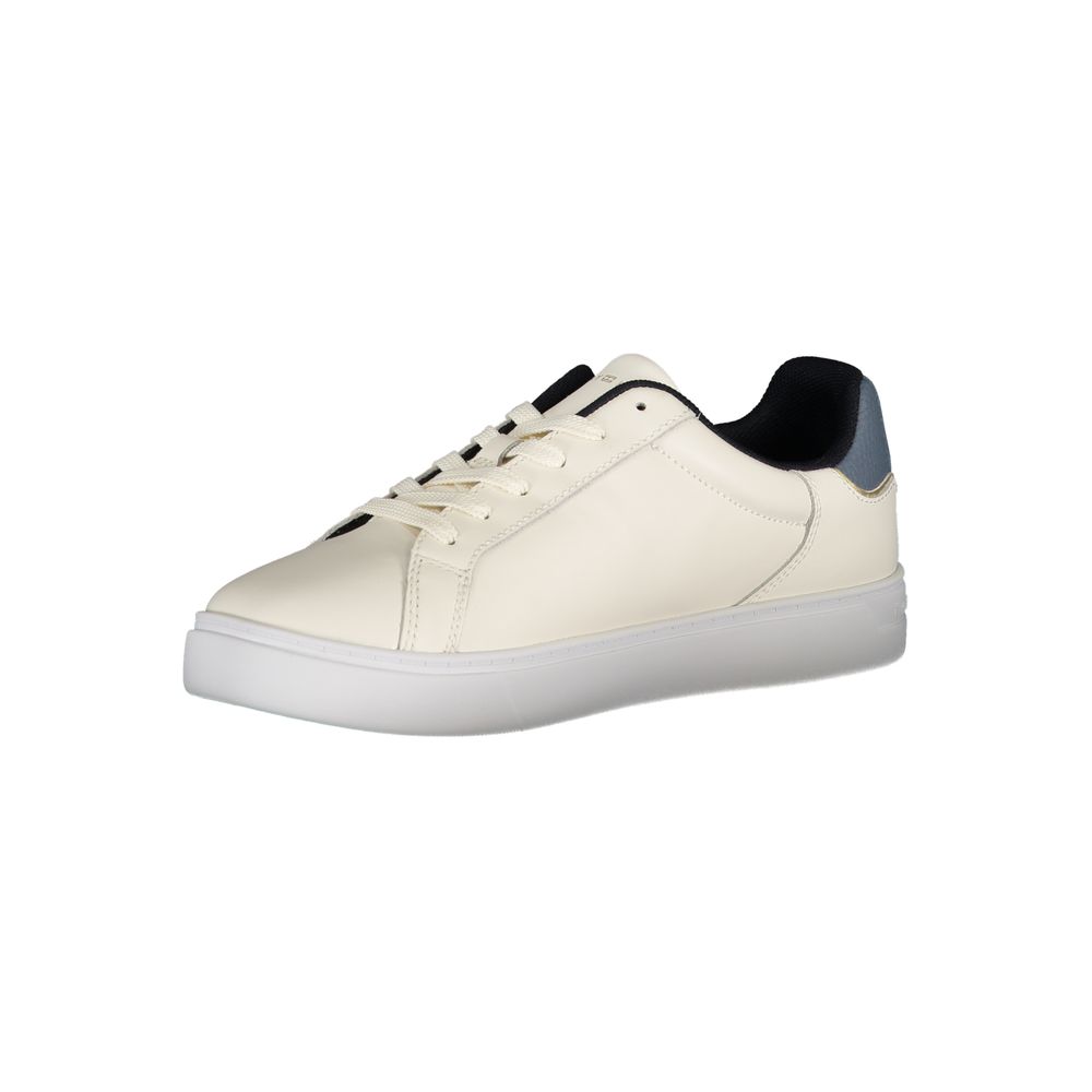 Baskets Tommy Hilfiger femme en cuir beiges – TO-32593
