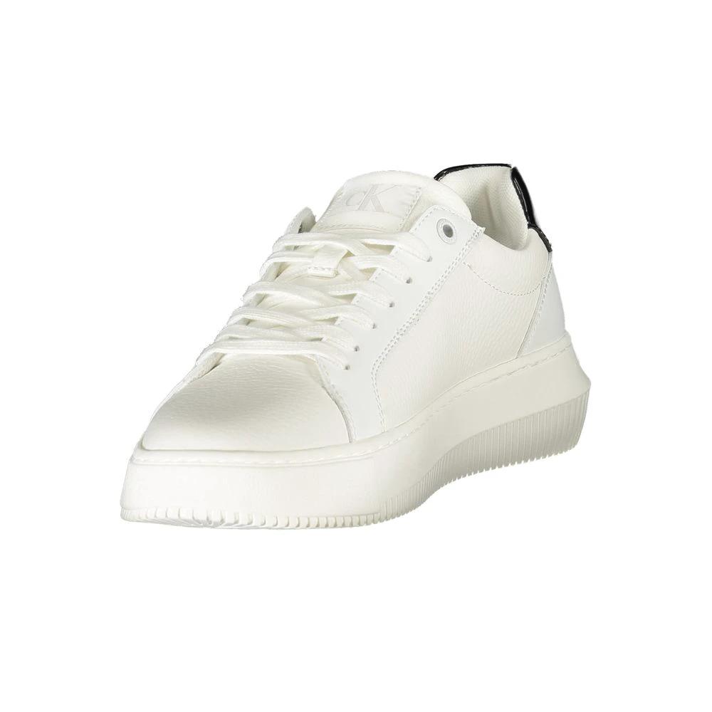 Calvin Klein Bianco Polyurethane Women Sneaker by Calvin Klein