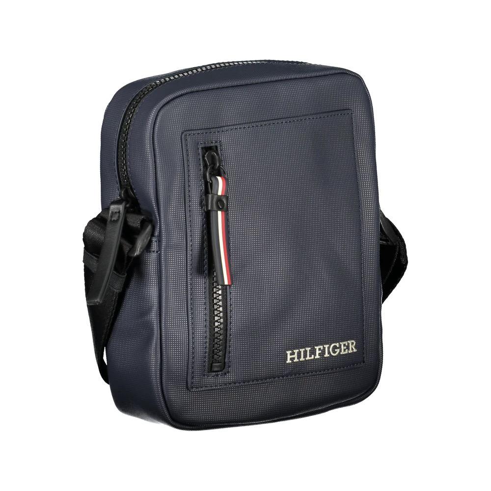 Tommy Hilfiger Blu Poliuretano Men's Shoulder Bag by Tommy Hilfiger