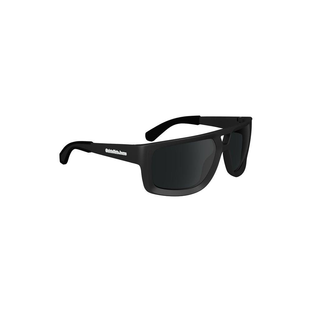 Calvin Klein Lunettes De Soleil Noires En Plastique Injecté Pour Homme Forme Carrée Élégantes Et Modernes