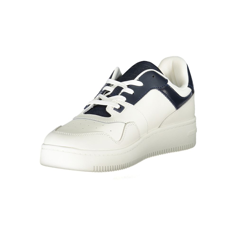 Tommy Hilfiger Blu Leather Men Sneaker by Tommy Hilfiger