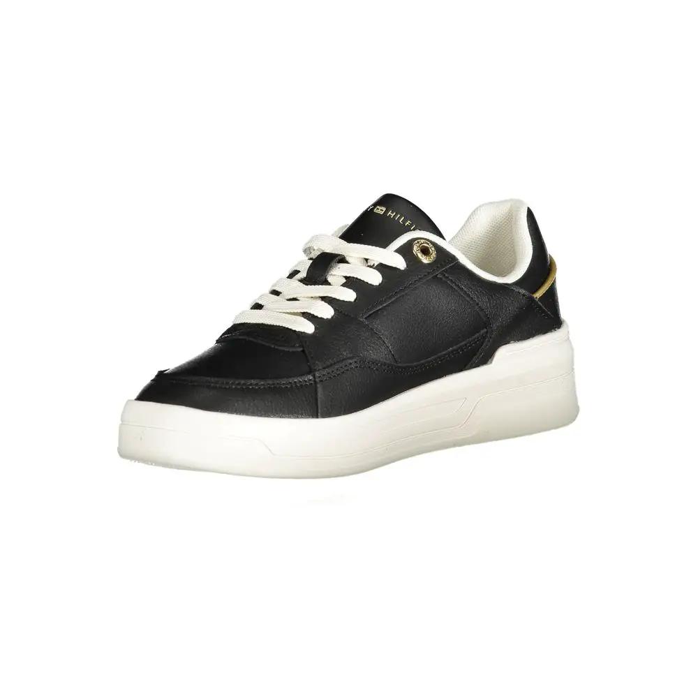 Tommy Hilfiger Black Polyurethane Women Sneaker by Tommy Hilfiger