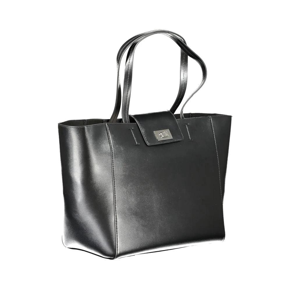 Calvin Klein Black Recycled Polyester Women Handbag by Calvin Klein