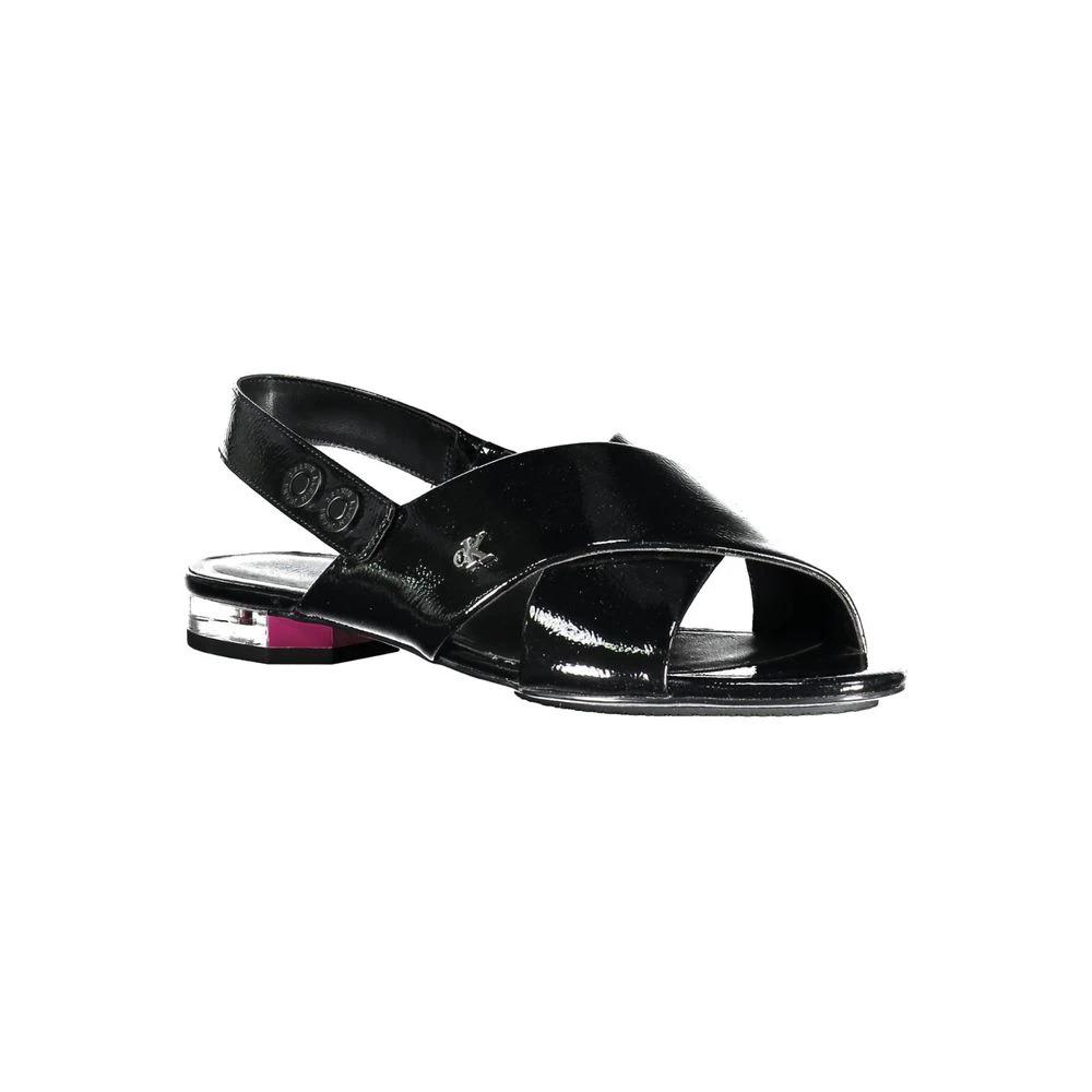 Calvin Klein Nero Poliuretano Women Sandal by Calvin Klein