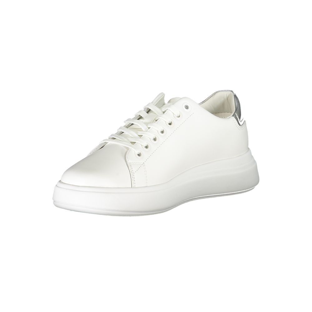 Baskets Calvin Klein femme en cuir blanc – CA-25091