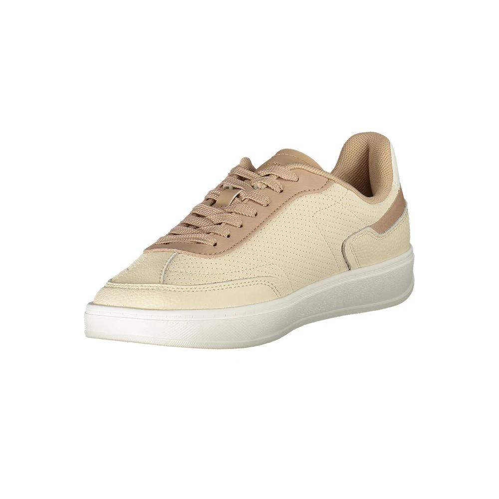 Tommy Hilfiger Beige Polyurethane Women Sneaker by Tommy Hilfiger