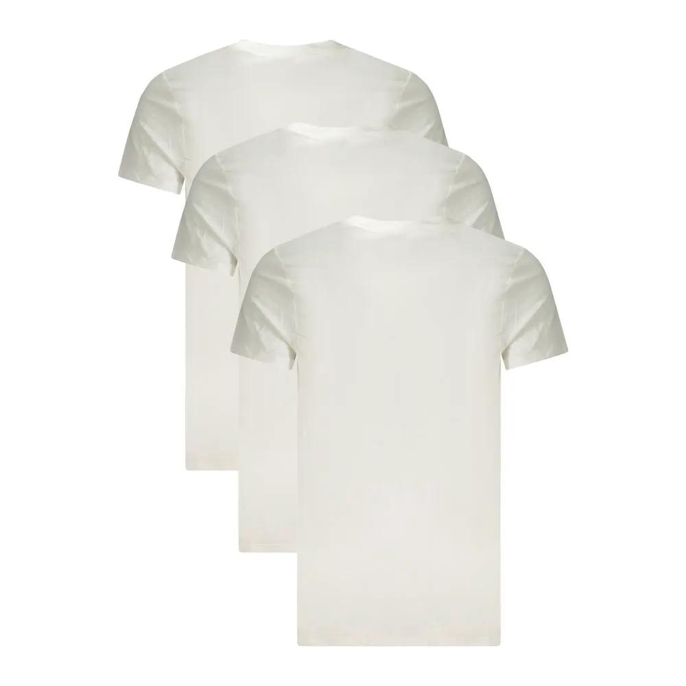 Calvin Klein White Cotton Men T-Shirt by Calvin Klein