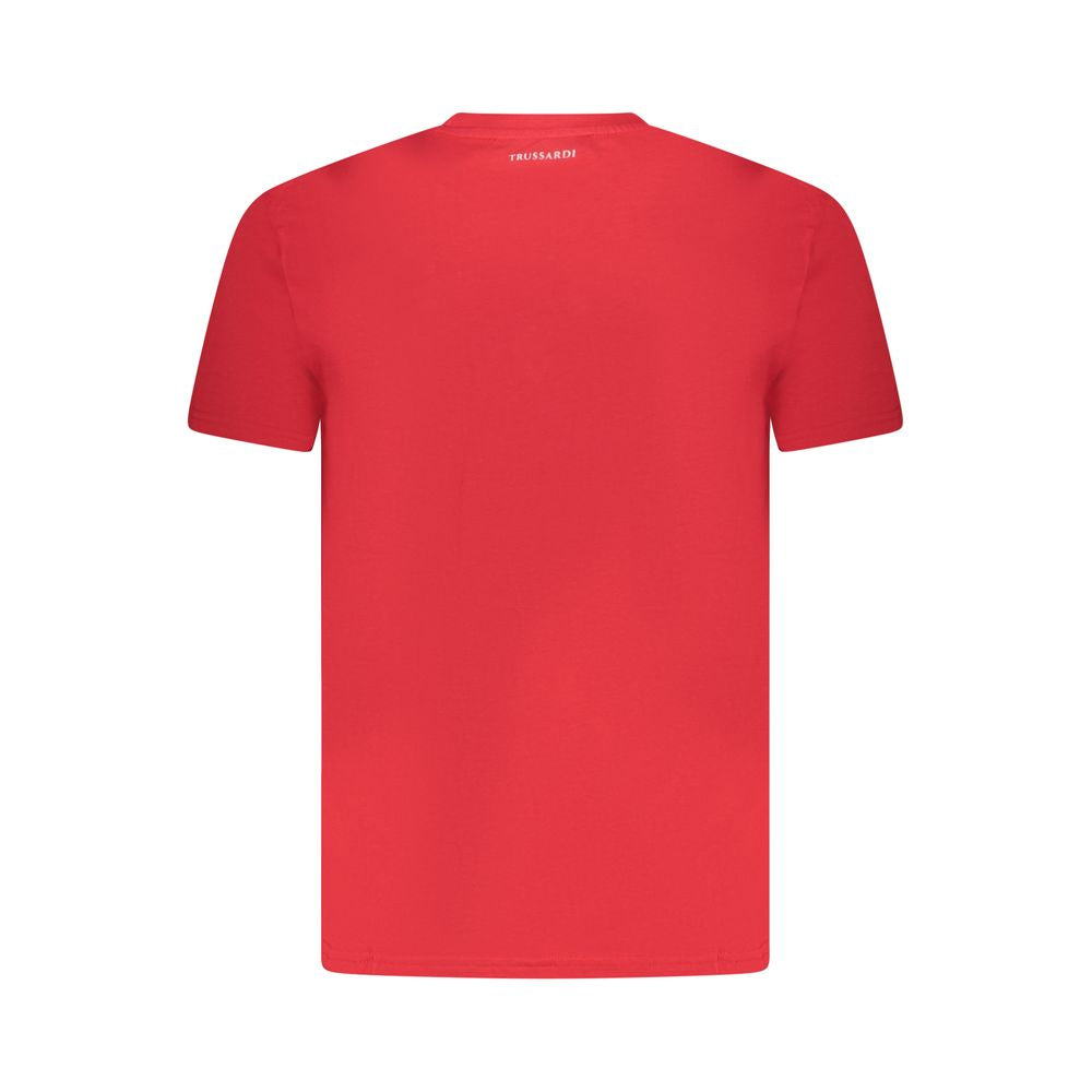 T-shirt Trussardi homme en coton rouge – TR-36632