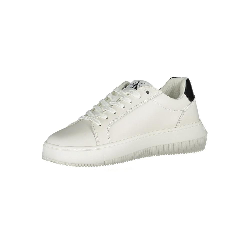 Baskets Calvin Klein femme en cuir blanc – CA-25042