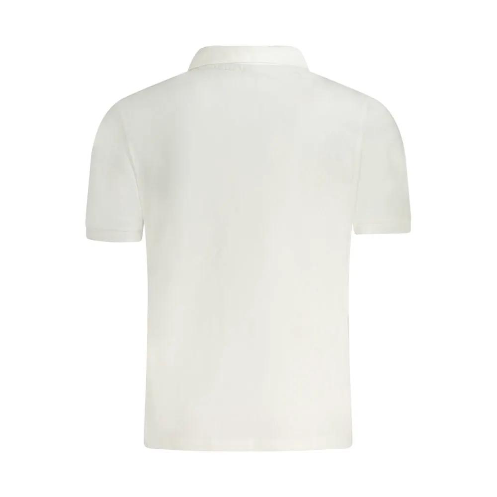North Sails White Cotton Men Polo Shirt by North Sails