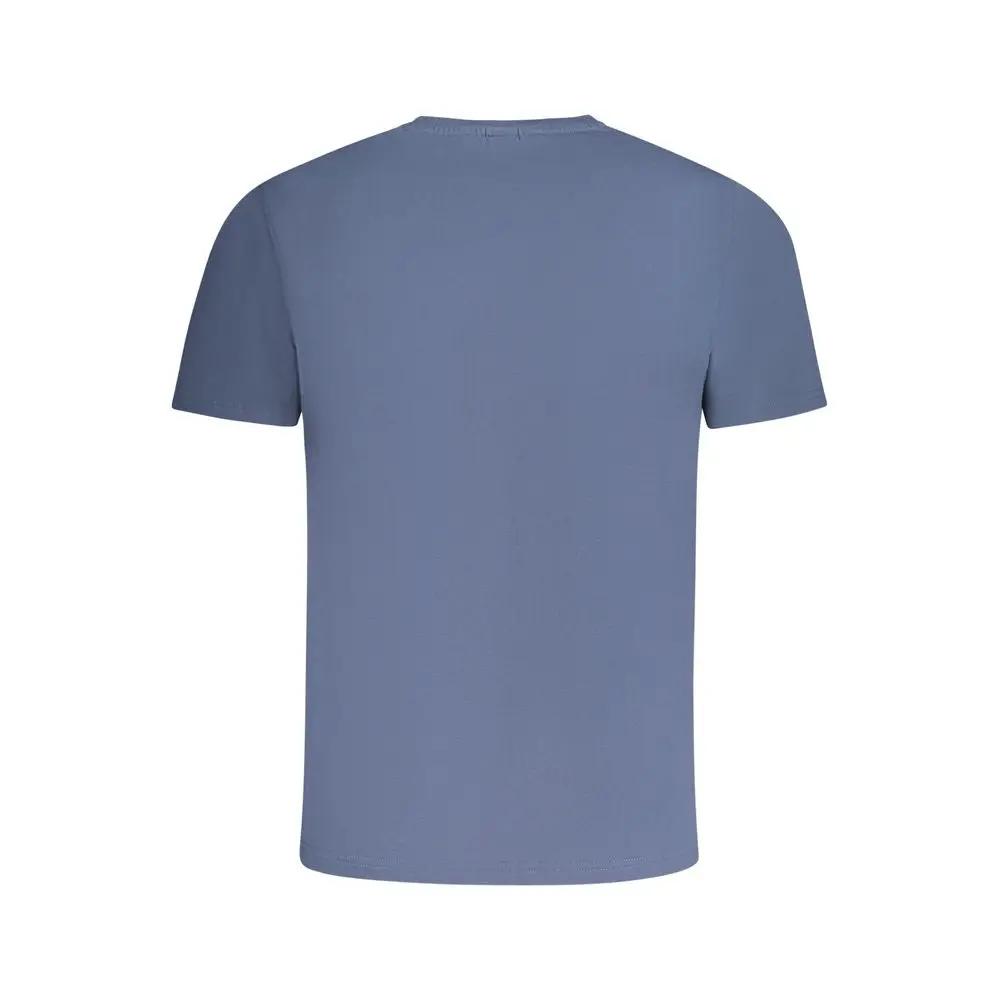 North Sails Blue Cotton Men T-Shirt by North Sails