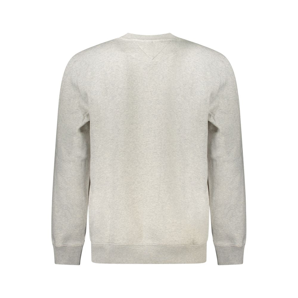 Sweat-shirt Tommy Hilfiger homme col rond en coton gris – TO-34979