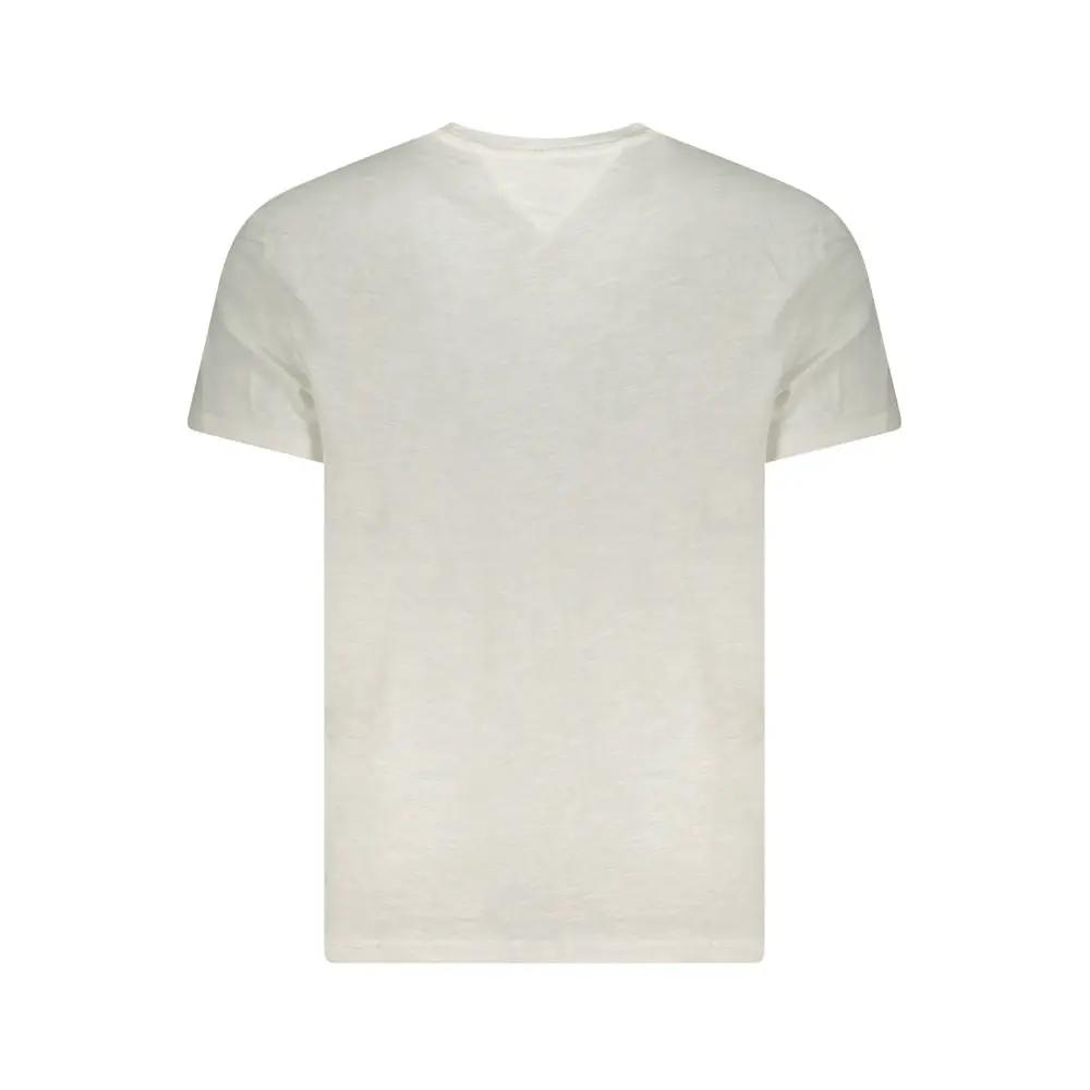 Tommy Hilfiger Bianco Cotton Men Shirt by Tommy Hilfiger