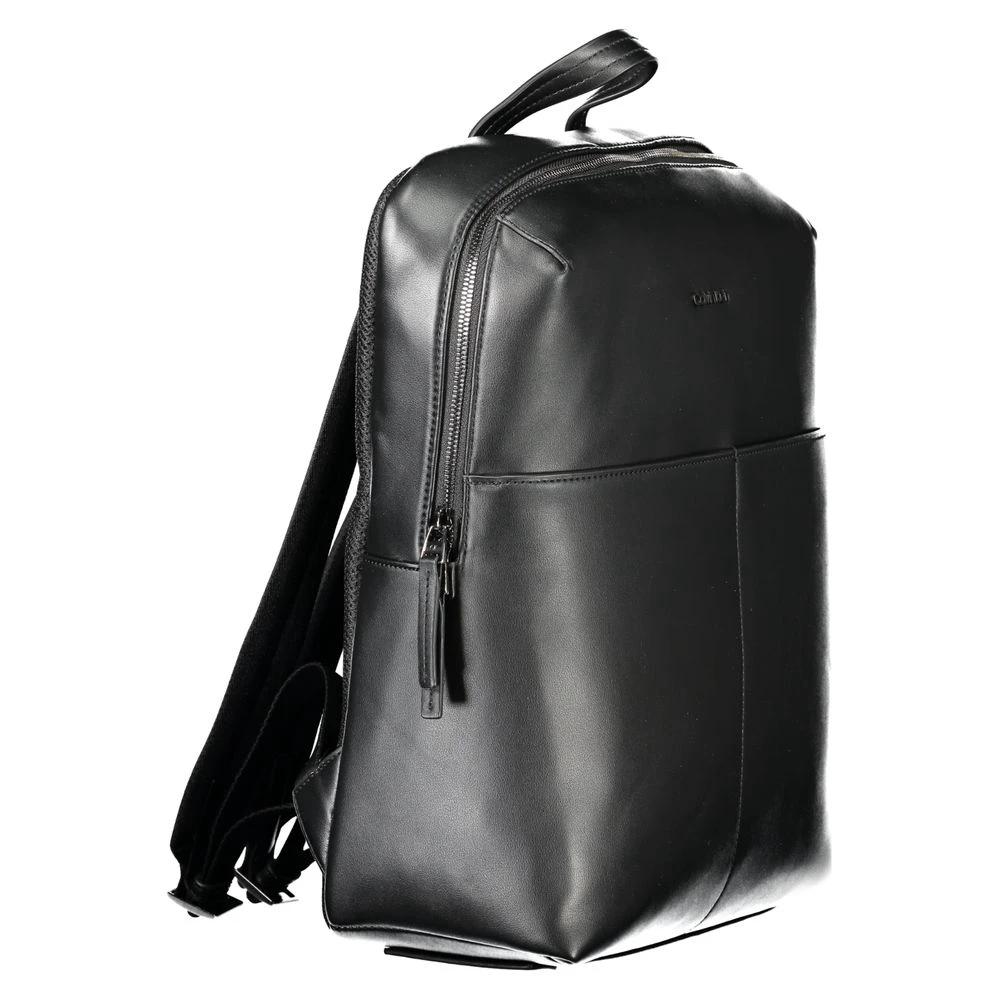 Calvin Klein Nero Poliuretano Men's Backpack by Calvin Klein