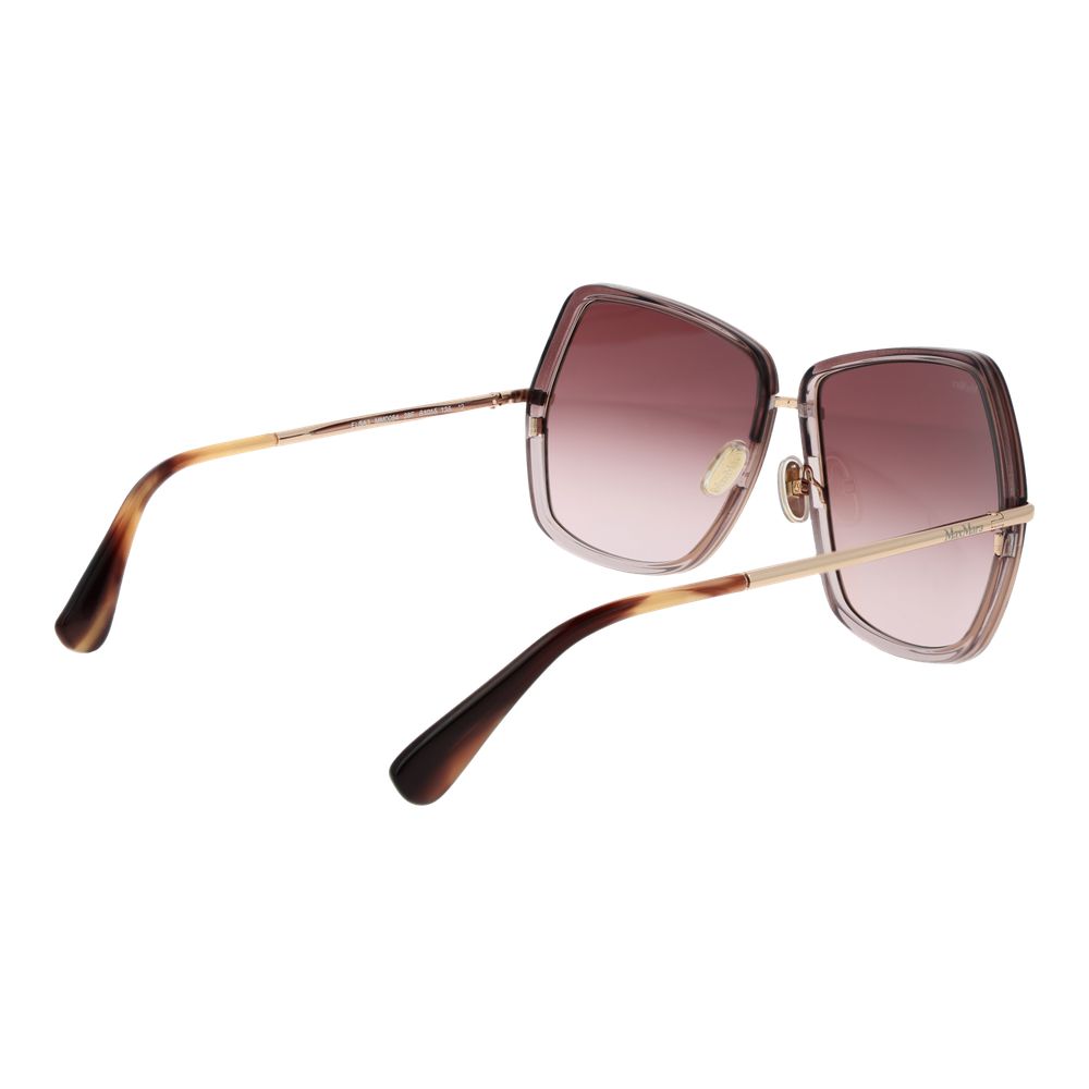 Lunettes de Soleil Max Mara Or Métal – Authentique | HBPS Fashion