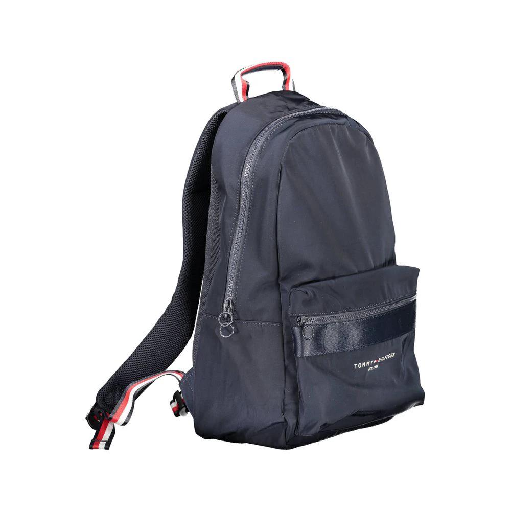 Tommy Hilfiger Blue Polyester Men Backpack by Tommy Hilfiger
