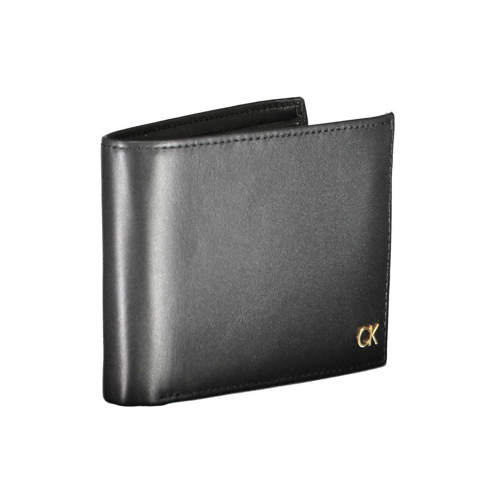 Calvin Klein Black Leather Men Wallet by Calvin Klein