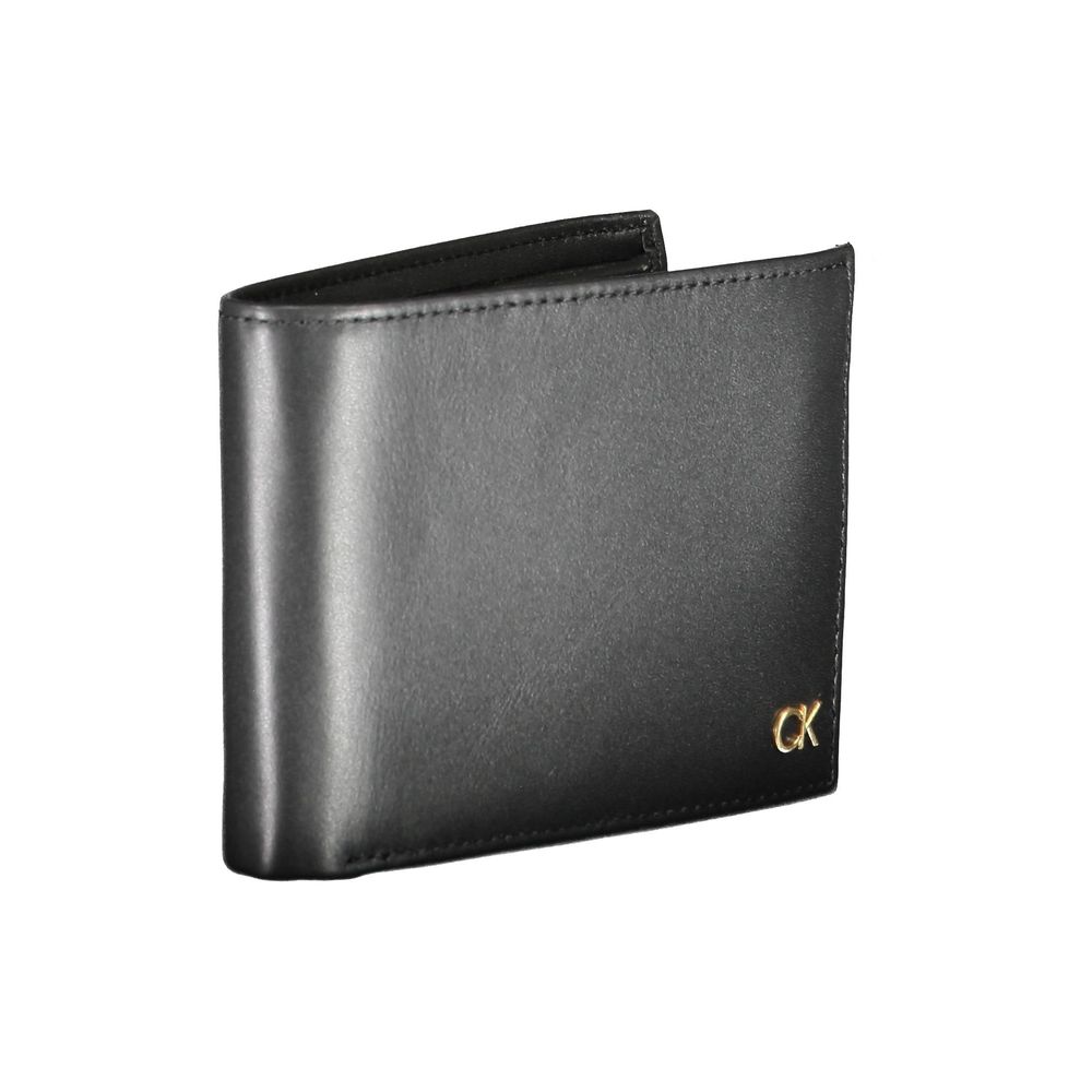 Portefeuille Calvin Klein homme en cuir noir – CA-14270
