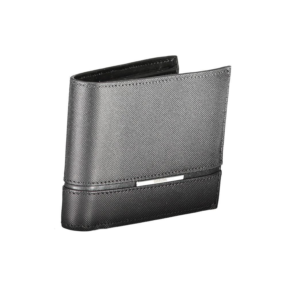 Calvin Klein Black Leather Men Wallet by Calvin Klein