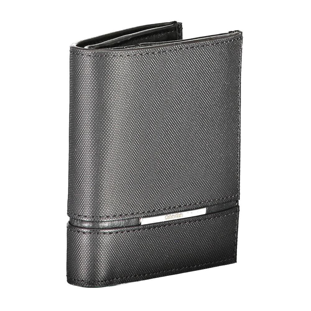 Calvin Klein Nero Leather Men Wallet by Calvin Klein