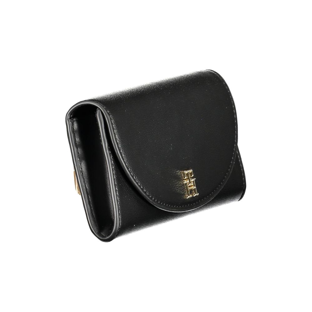 Tommy Hilfiger Black Polyurethane Women Wallet by Tommy Hilfiger