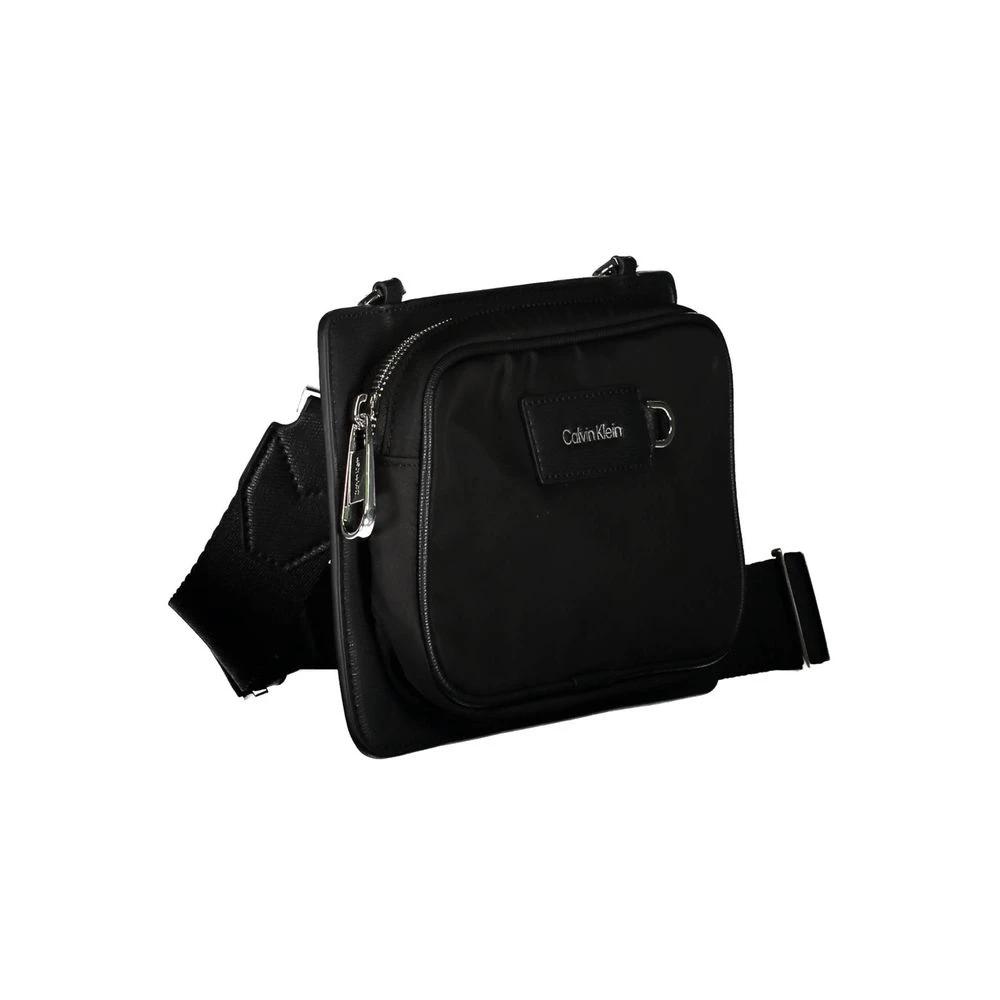 Calvin Klein Black Polyester Men's Shoulder Bag by Calvin Klein