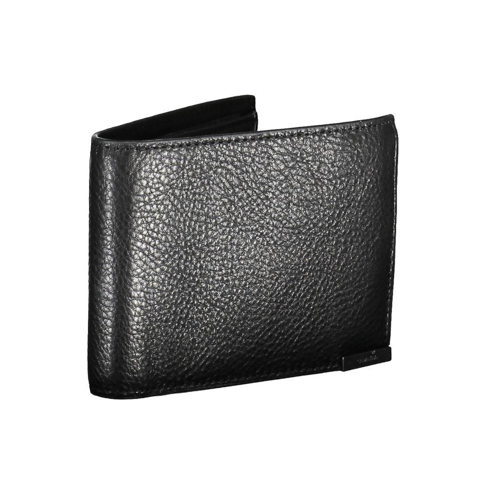 Calvin Klein Black Leather Men Wallet by Calvin Klein